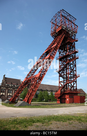 Zeche Bonifacius, ehemalige Zeche, Förderturm, Essen, Deutschland Stockfoto