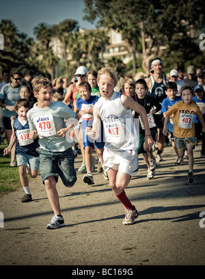 Peabody Charter School 2009 Run Stockfoto