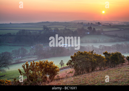 Blick vom Ryer s Down Gower West Glamorgan South Wales UK Stockfoto