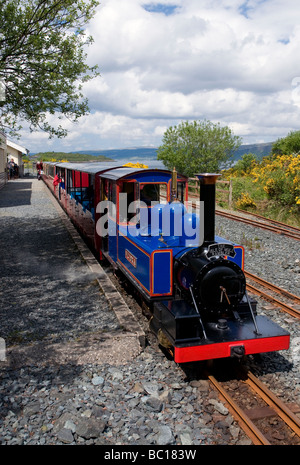 Dampfmaschine Victoria auf der Schmalspur Mull and West Highland Railway Stockfoto