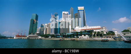 Singapur, Business-Center der Marina entnommen. Stockfoto