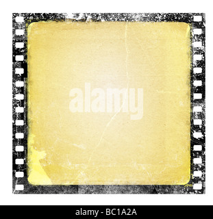 Alte Kamera-Film-Frame im Grunge-Stil Stockfoto