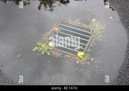 Blockierte Abfluss Stockfoto