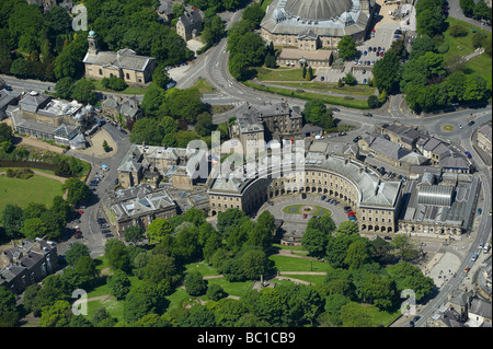 Der Halbmond, Buxton Derbyshire, Nordengland Stockfoto