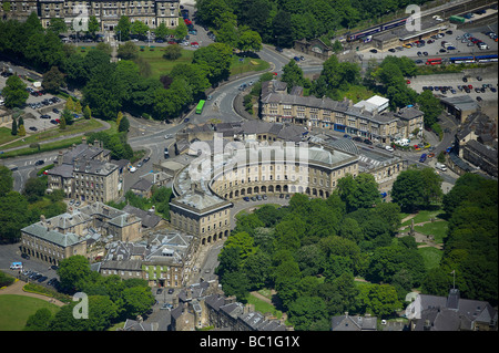 Der Halbmond, Buxton Derbyshire, Nordengland Stockfoto