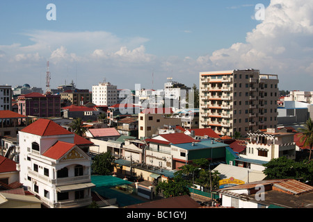 "Phnom Penh" Skyline der Stadt, Kambodscha Stockfoto