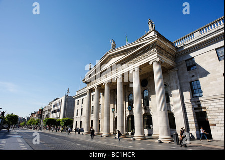 Das General Post Office-GPO aufbauend auf O Connell Street Dublin Irland Stockfoto