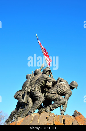 Iwo Jima Weltkrieg Statue Stockfoto