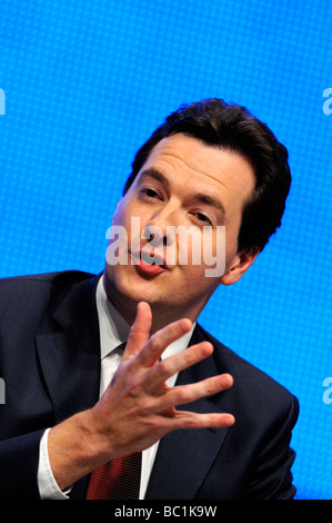 George Osborne MP, Kanzler des Finanzministeriums Stockfoto