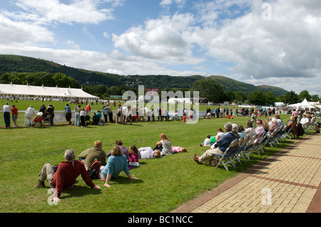 Leute zu beobachten, die drei Landkreise zeigen, Malvern Stockfoto