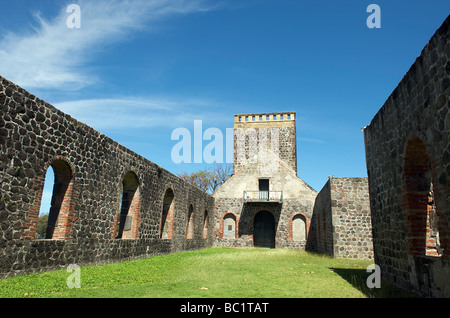 Sint Eustatius alte evangelische Kirche Stockfoto