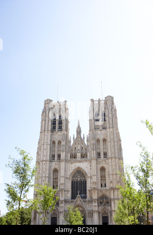 St. Michael und St. Gudula Kathedrale in Brüssel Stockfoto