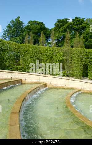 Die Brunnen in Alnwick Castle, Northumberland Stockfoto