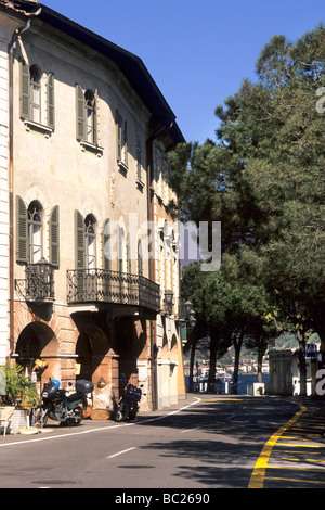 Kanton Tessin morcote Stockfoto