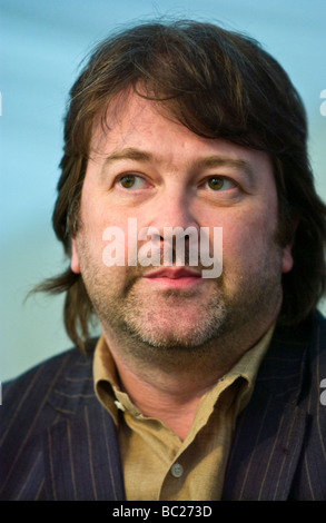 Derek Draper Psychotherapeut und Labour-Partei politischer Aktivist abgebildet Hay Festival 2009 Stockfoto