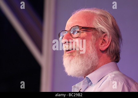 David Crystal Professor für Sprache und Autor anlässlich der Hay Festival Mai 2009 Stockfoto