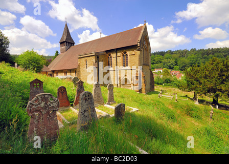 St. Marys Kirche Holmbury Stockfoto