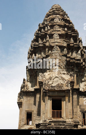 [Angkor Wat] Tempel oben, Kambodscha, Südost-Asien Stockfoto