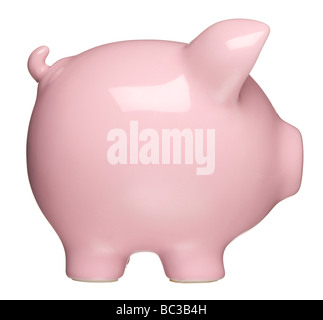 Rosa Sparschwein Stockfoto