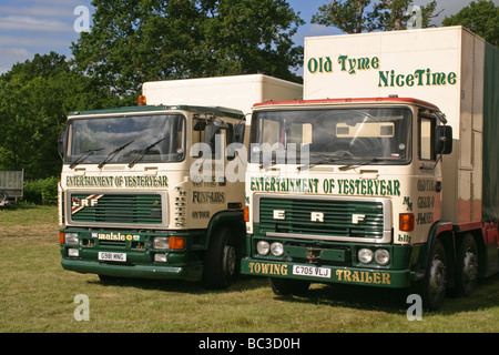 Klassische britische LKW Stockfoto