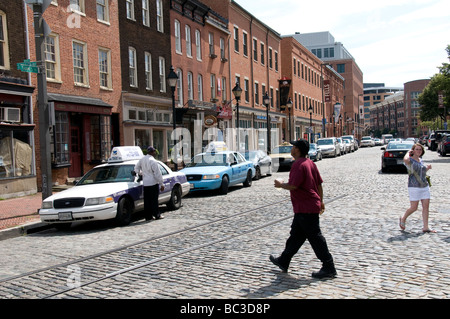 Straßenszenen in Baltimore MD USA. Stockfoto