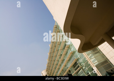 Abstrakte Ansicht des Museu d ' Art Contemporani de Barcelona (MACBA) Stockfoto