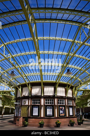 Wemyss bay Bahnhof und ticket-Büro, North Ayrshire, Schottland. Stockfoto