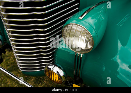 Detail der 1938 Cadillac Grill Los Angeles Concours d Eleganz Rose Bowl Stockfoto