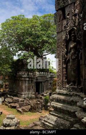 Ruinen der alten Khmer-Tempel von Phnom Bok - Siem Reap, Kambodscha Stockfoto