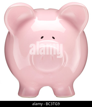 Rosa Sparschwein Stockfoto