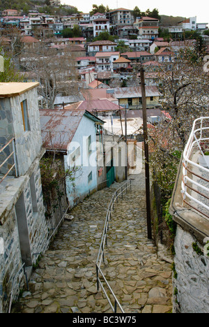 Zypern-Dorf, Troodos-Gebirge Stockfoto