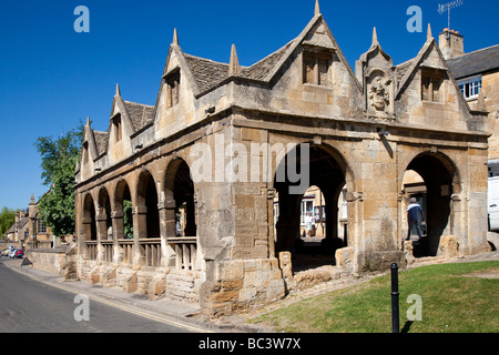 Markthalle gebaut 1646 High Street Chipping Campden The Cotswolds Gloucestershire Stockfoto