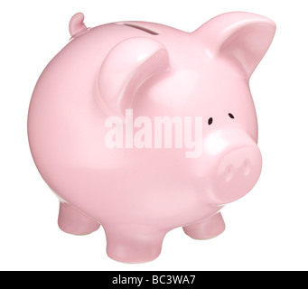 Rosa Sparschwein Stockfoto