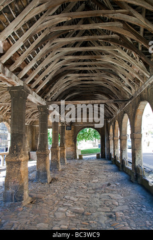 Markthalle gebaut 1646 High Street Chipping Campden The Cotswolds Gloucestershire Stockfoto