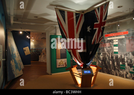 Eine Anzeige in der National 1798 Rebellion Zentrum, Enniscorthy, Co. Wexford, Irland. Stockfoto