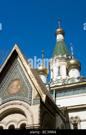 Bulgarien - Sofia - Hauptstadt - russische Kirche Saint-Nicolas Stockfoto