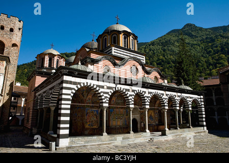 Bulgarien - Süd-West - Rila-Kloster - UNESCO Weltkulturerbe Stockfoto