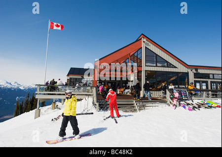 Whistler Mountain Resort Austragungsort der Olympischen Winterspiele 2010 Stockfoto