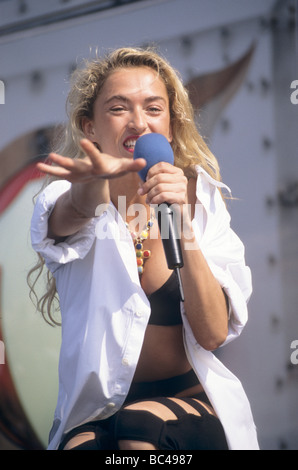 BBC Radio 1 eine Roadshow. Plymouth Hacke August 1995. Exotica Stockfoto