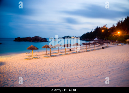 Der Strand von Fairmont Southampton Hotel Southampton Bermuda Southampton. Stockfoto