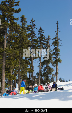 Whistler Mountain Resort Austragungsort der Olympischen Winterspiele 2010 Stockfoto