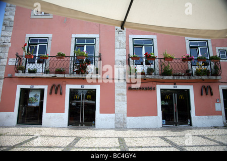 McDonalds Belem Viertel von Lissabon portugal Stockfoto