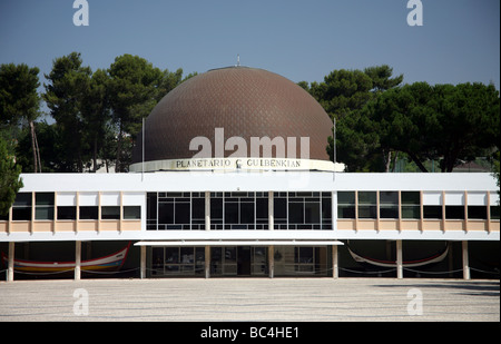 Planetarium Calouste Gulbenkian in Belém, Lissabon. Stockfoto