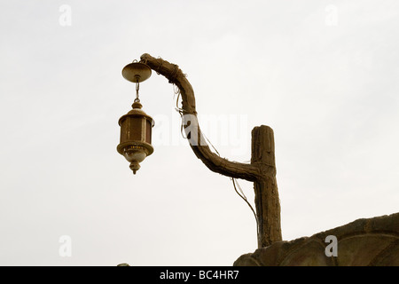 Alten Straßenlaterne in Dahab, Ägypten Stockfoto