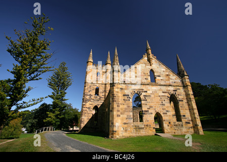 Port Arthur Penal Colony Kirche Stockfoto