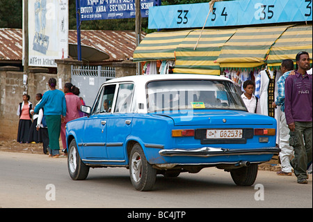 Szenen aus Addis Abeba in Äthiopien am Horn von Afrika Stockfoto