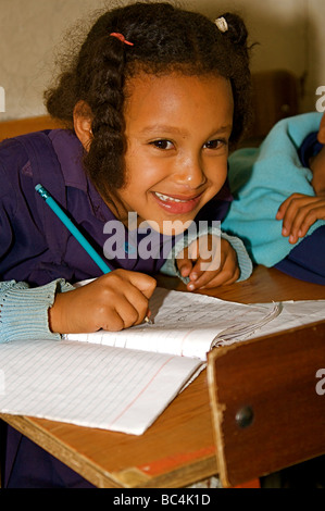 Schulkinder aus Addis Abeba in Äthiopien am Horn von Afrika Stockfoto