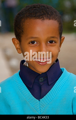 Schulkinder aus Addis Abeba in Äthiopien am Horn von Afrika Stockfoto