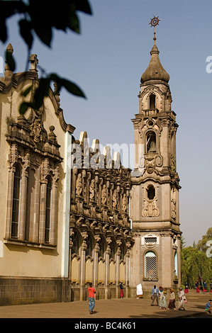 Kirche der Heiligen Dreifaltigkeit in Addis Abeba in Äthiopien am Horn von Afrika Stockfoto