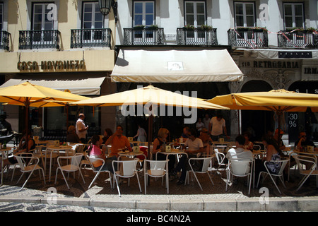 Ein Brasileira Pastelaria Baixa Altstadt, Lissabon. Stockfoto